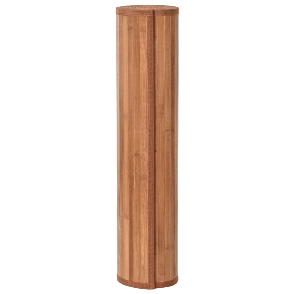 Vidaxx rechteckiger Teppich 100x1000 cm Bambus natur