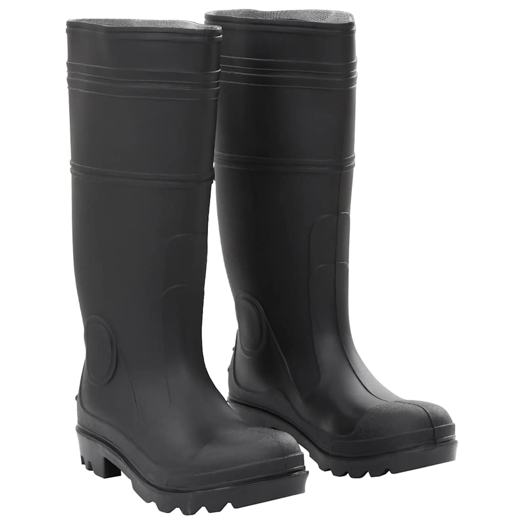 VidaXL Regenstiefel Größe 39 PVC schwarz