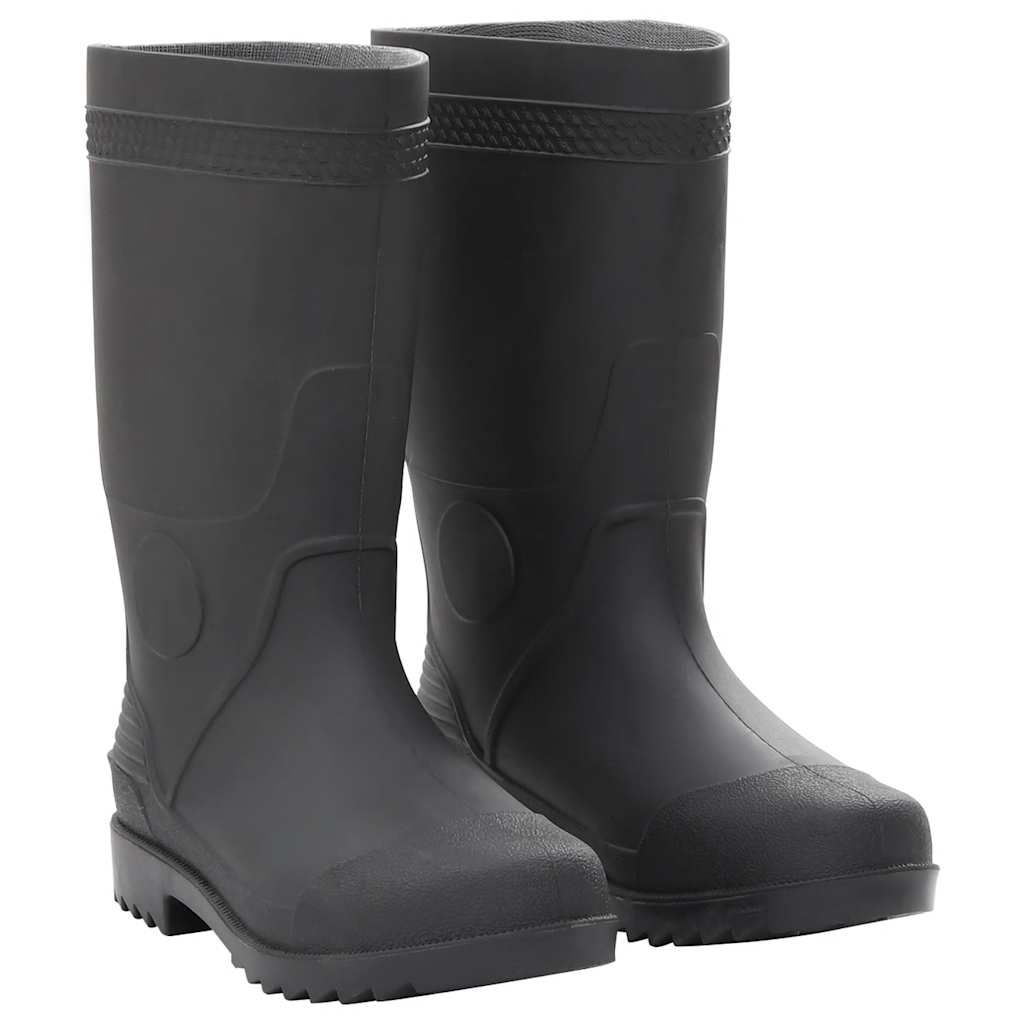 VidaXL Regenstiefel Größe 38 PVC schwarz