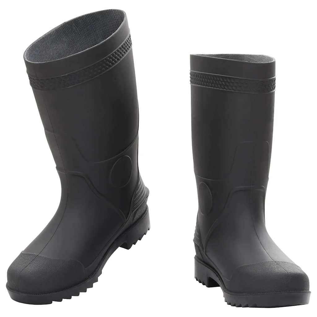 VidaXL Regenstiefel Größe 38 PVC schwarz