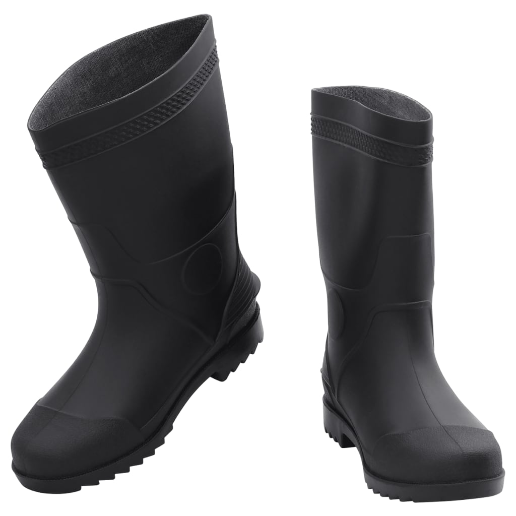 VidaXL Regenstiefel Größe 41 PVC schwarz