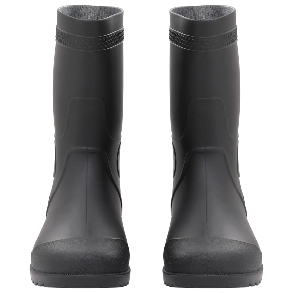 VidaXL Regenstiefel Größe 44 PVC schwarz
