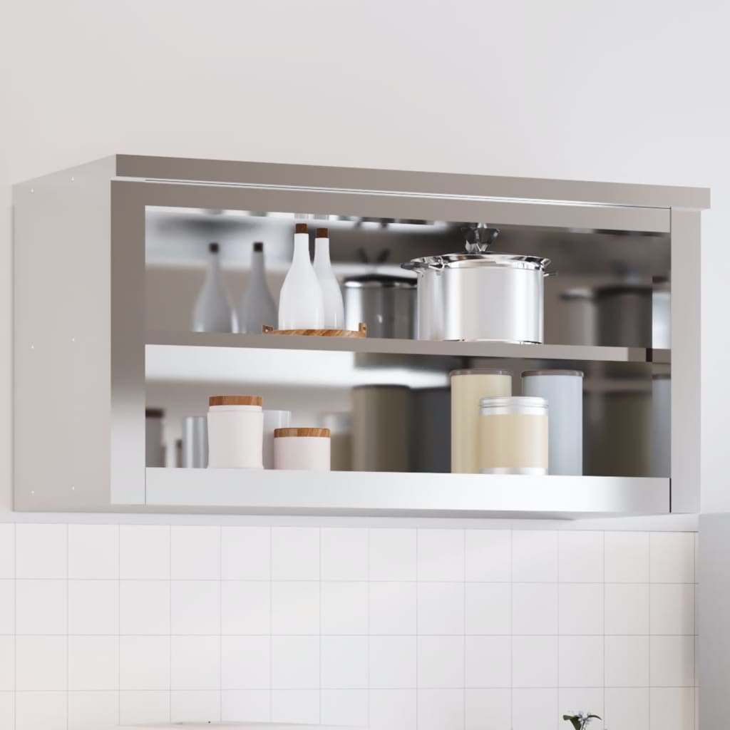 Vidaxx Küchenwandschrank mit Edelstahlregal
