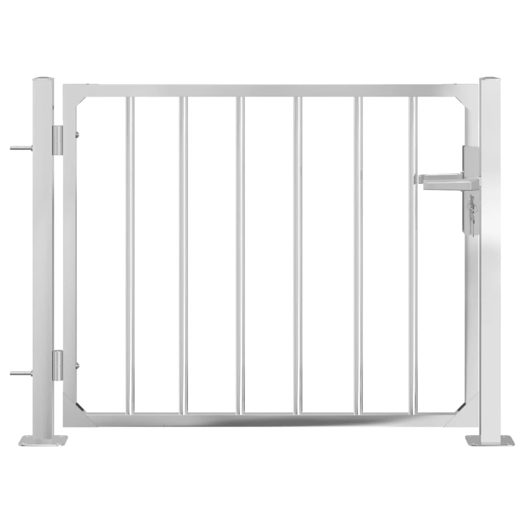 VidaXL Tor 100x75 cm Edelstahl