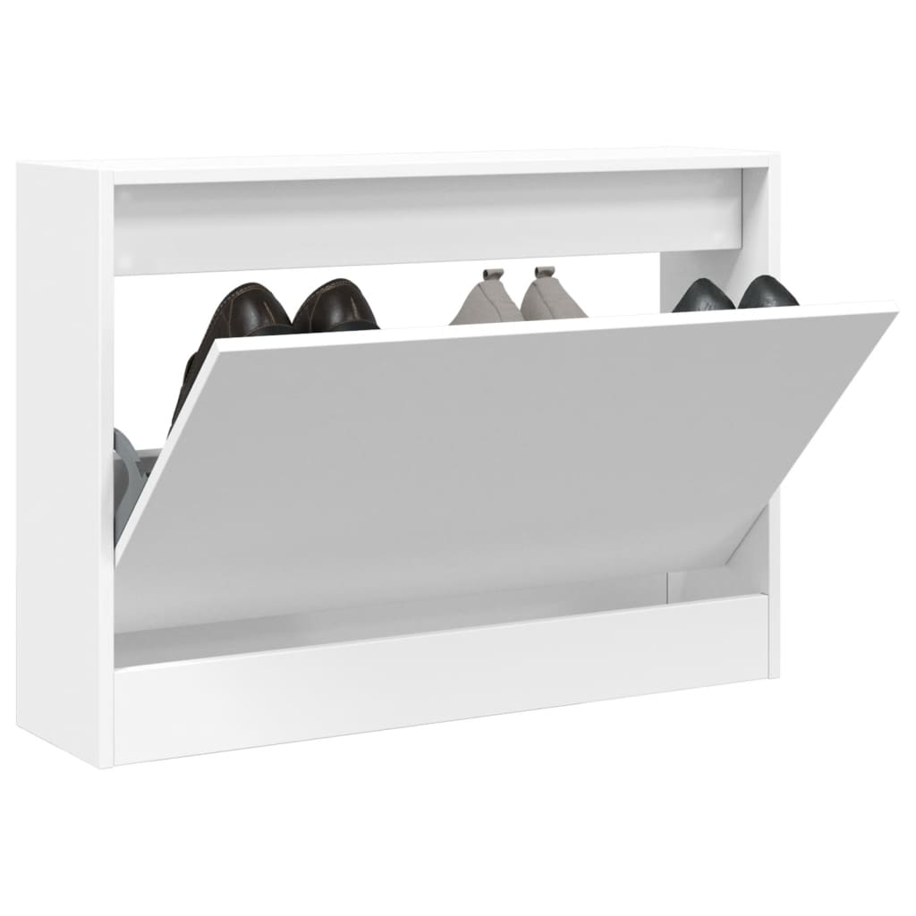 Vidaxx Schuhschrank 80x21x57 cm Holzwerkstoff weiß