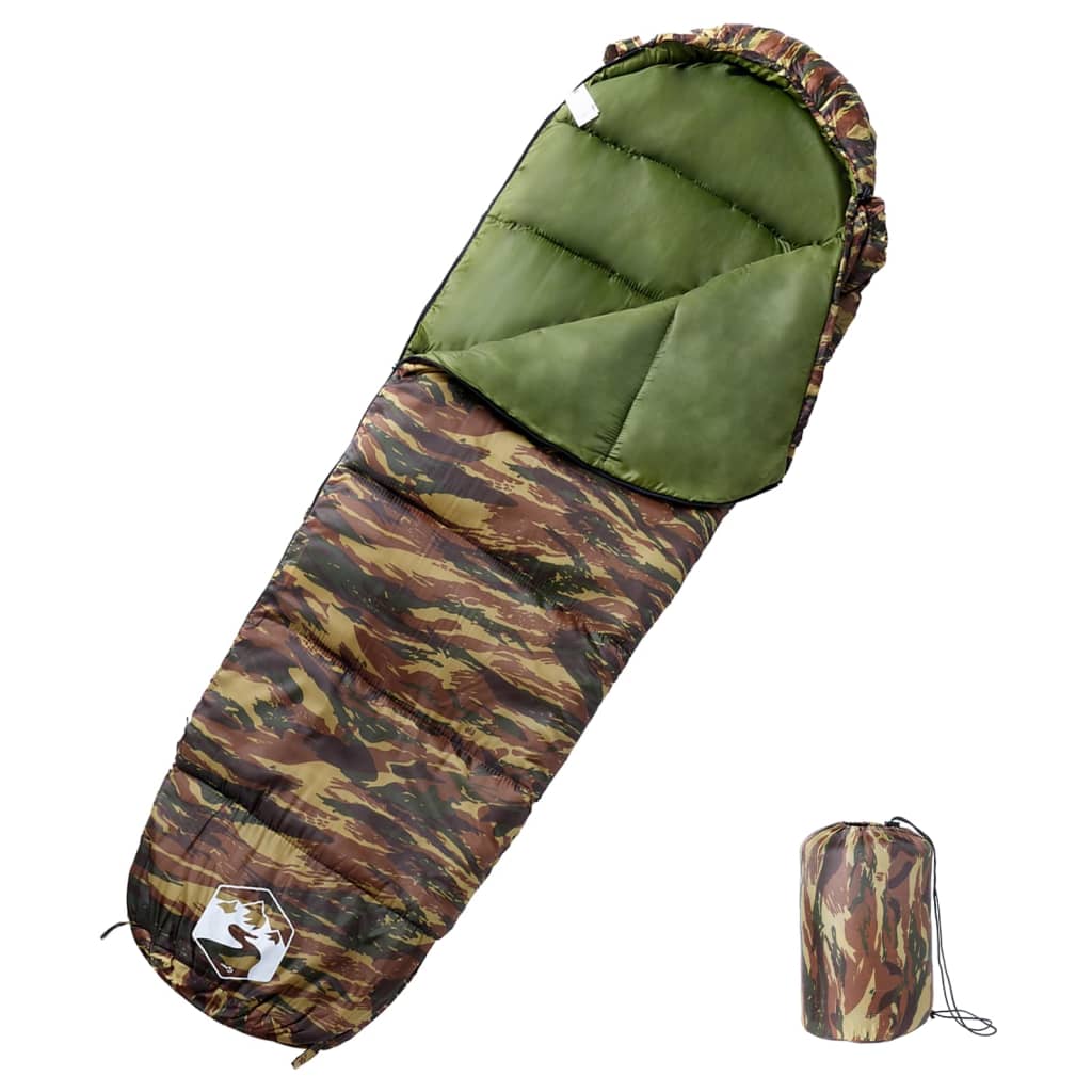 VidaXL Schlafsack Mumie für Erwachsene 3 Jahreszeiten