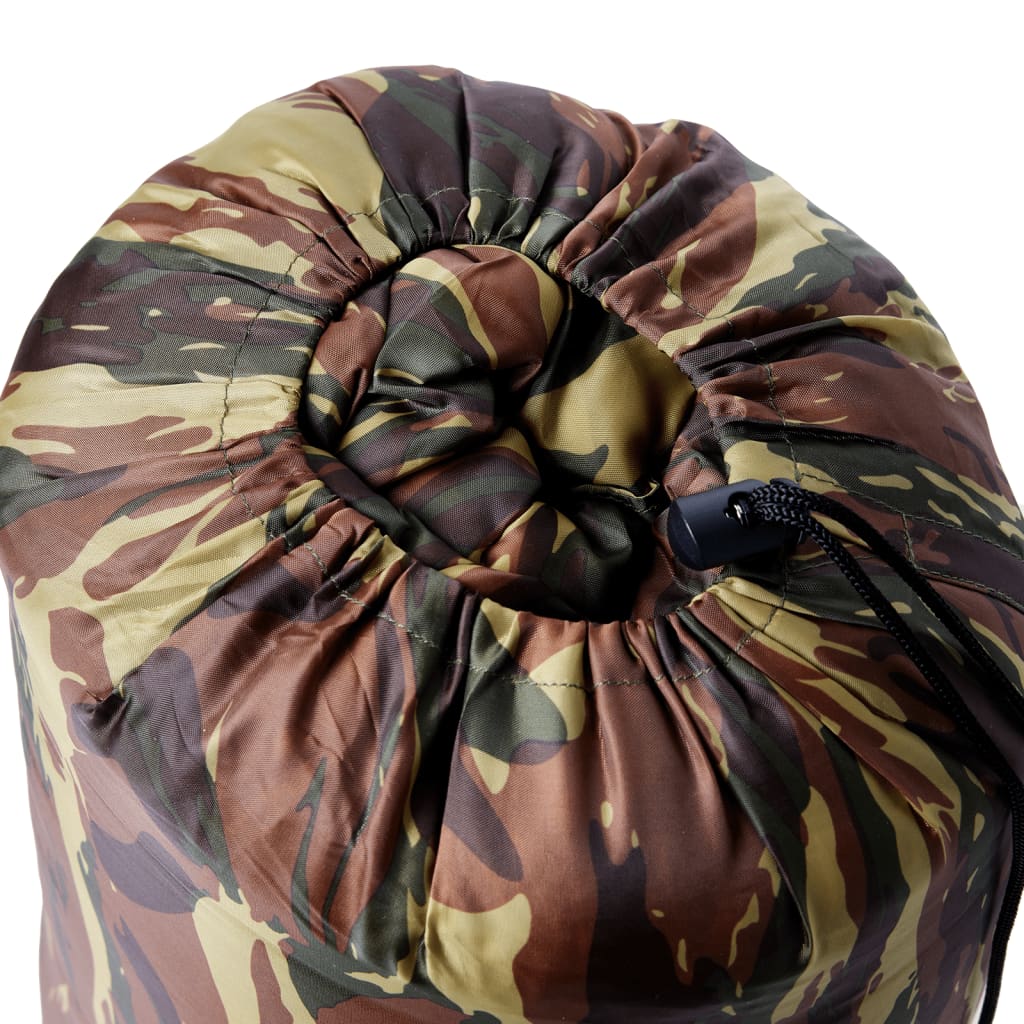 VidaXL Schlafsack Mumie für Erwachsene Camping 3 Jahreszeiten