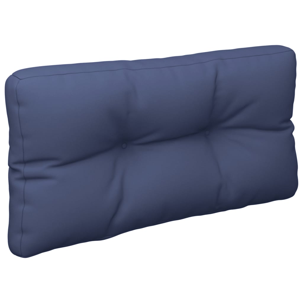VidaXL Palettenkissen 120x40x12 cm Stoff Marineblau