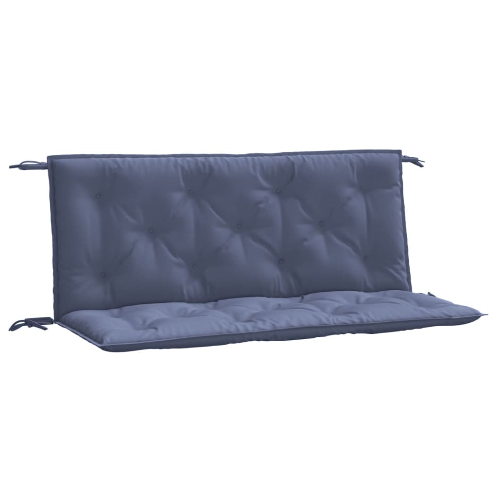 Vidaxx Gartenbankauflagen 2 Stück 120x50x7 cm Oxford-Stoff Marineblau