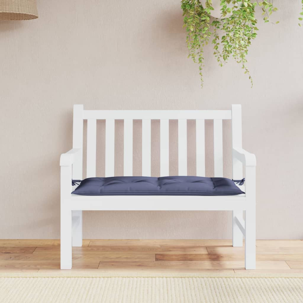 Vidaxx Gartenbankauflage 110x50x7 cm Oxford-Stoff Marineblau