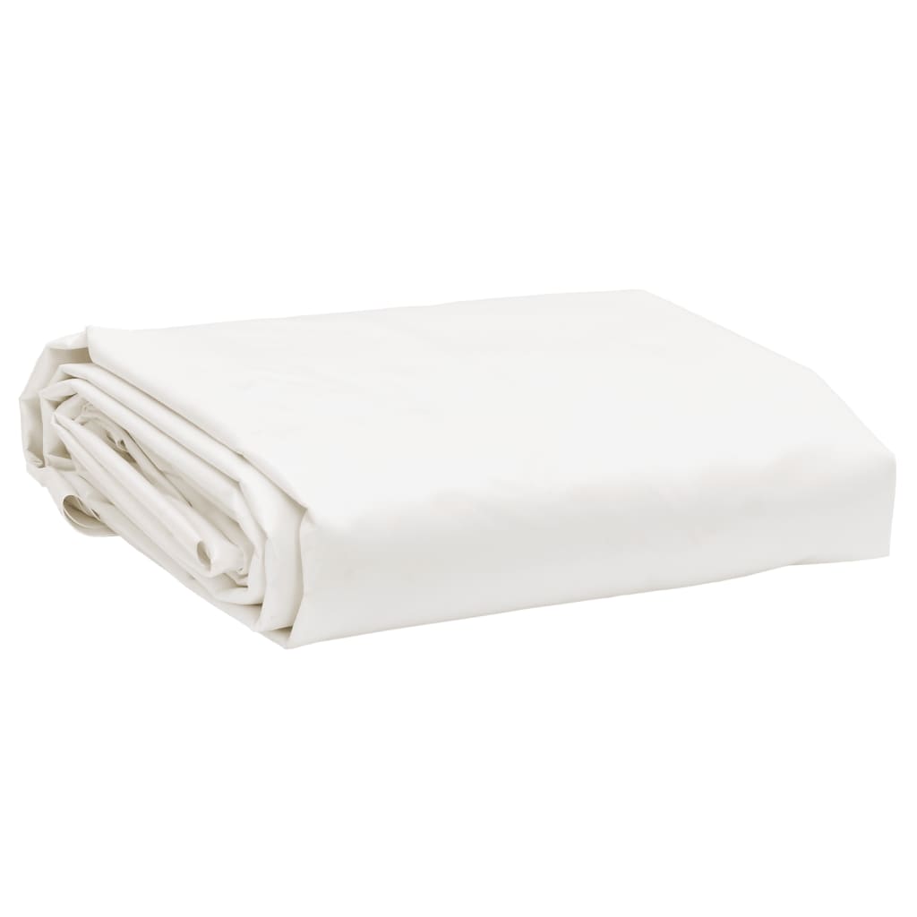 Vidaxl Plane 650 g m² ø 2 m weiß