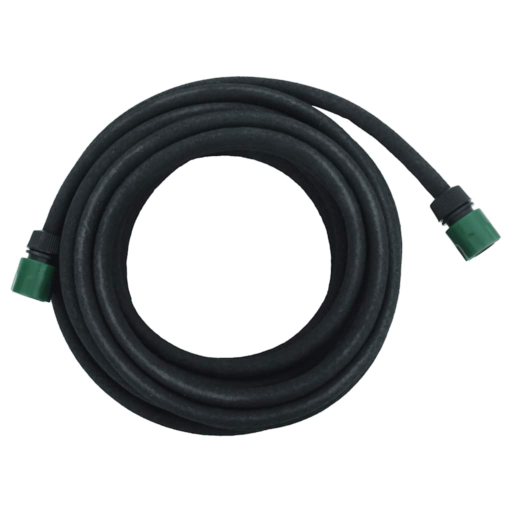 Vidaxx Tropfschlauch 0,6'' 10 m Gummi schwarz