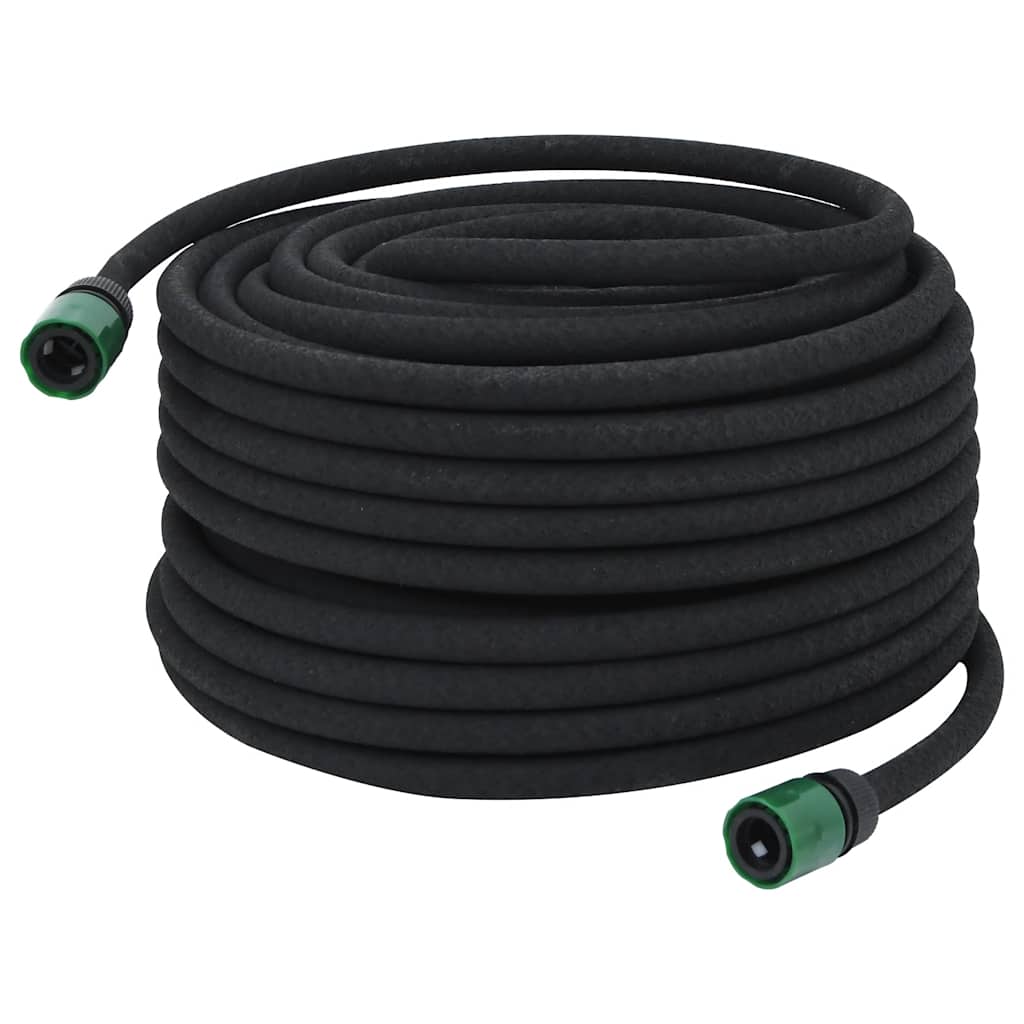 Vidaxx Tropfschlauch 0,6'' 50 m Gummi schwarz