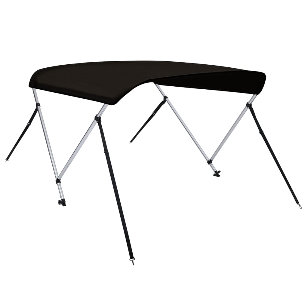 VidaXL Bimini-Top 2 Bögen 150x120x110 cm schwarz