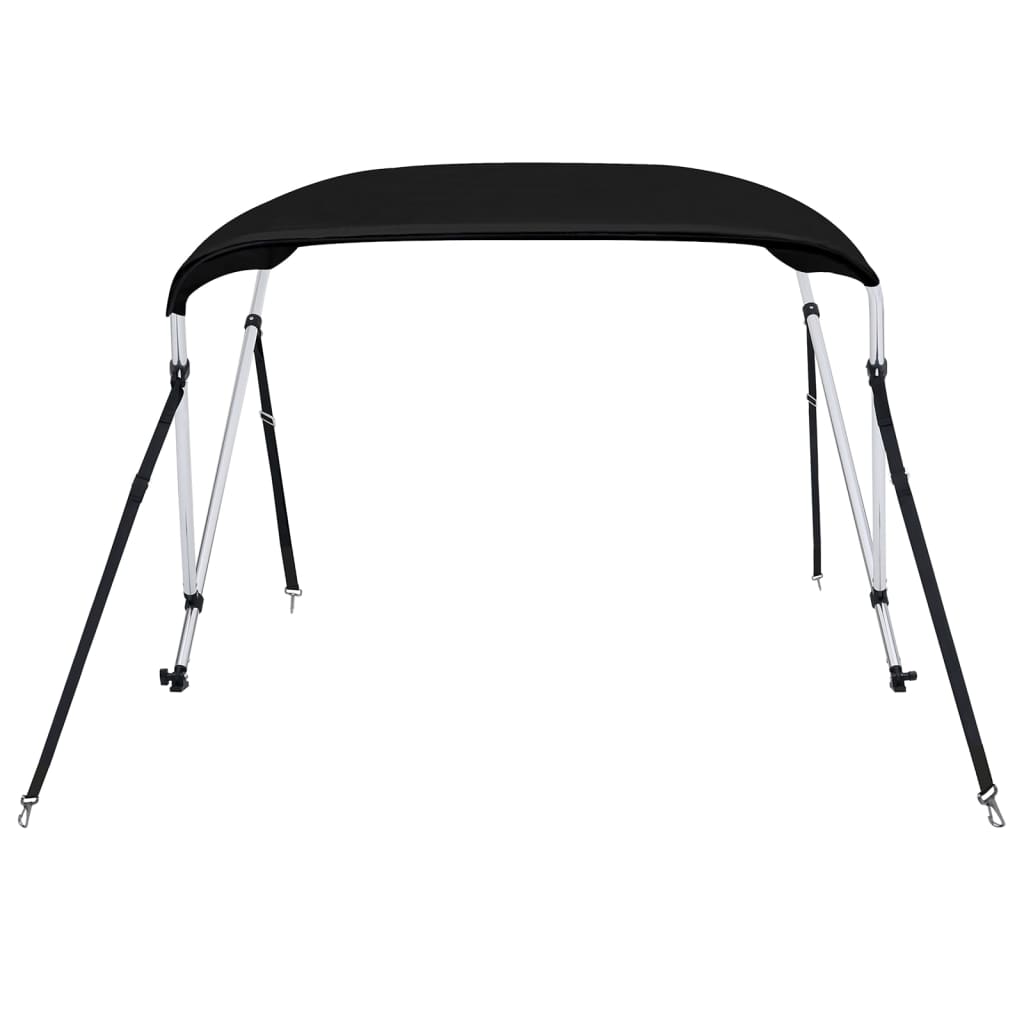 VidaXL Bimini-Top 2 Bögen 180x130x110 cm schwarz