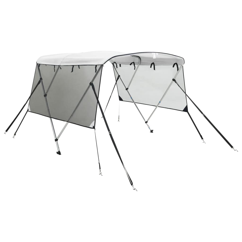 VidaXL Bimini-Top 3 Bögen mit Netzseitenwänden 183x(137-152)x137 cm