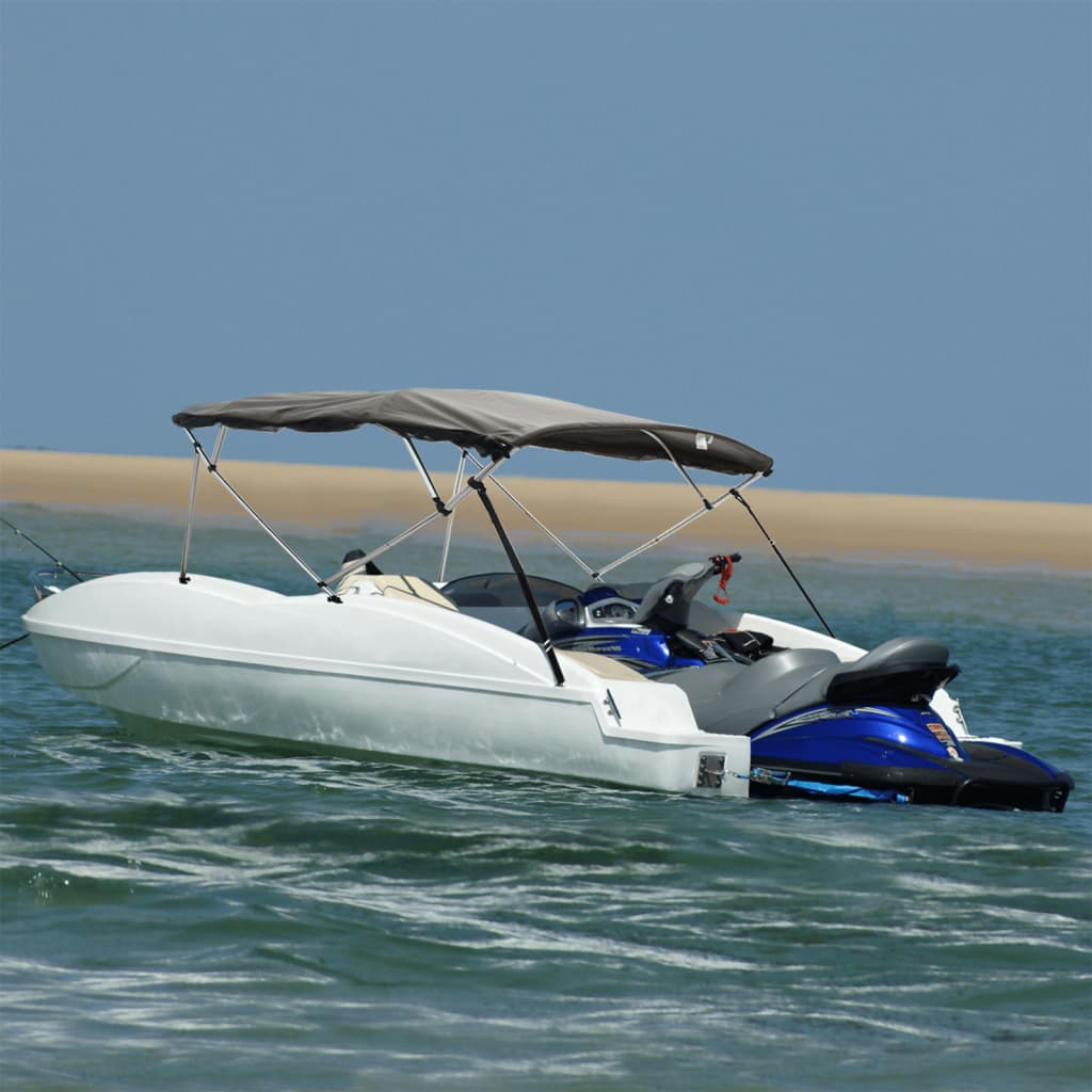 Vidaxx Bimini-Top 4 Bögen mit Netzseitenwänden 243x(170-182)x137 cm