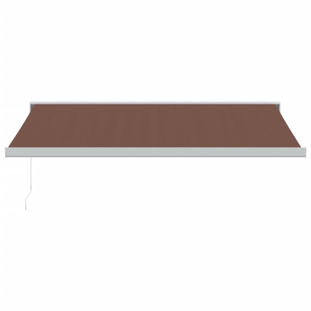 VidaXL Markise manuell ausziehbar 400x300 cm braun