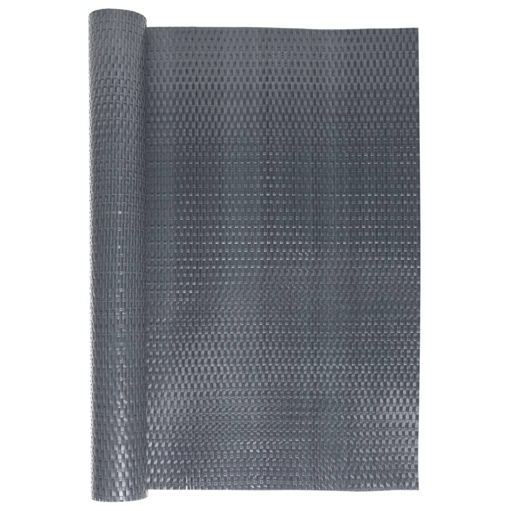 Vidaxx Balkonschirm 400x80 cm Polyrattan Anthrazit