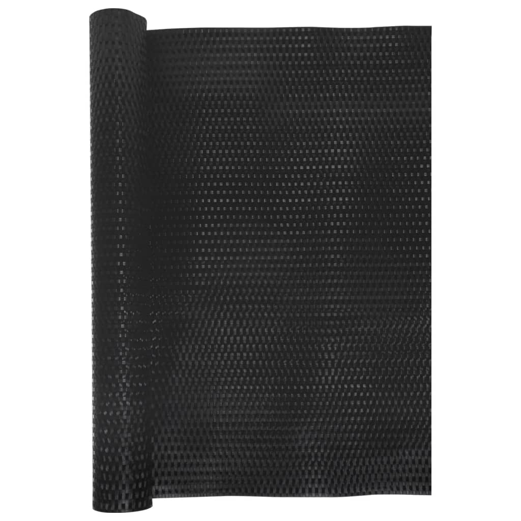 Vidaxx Balkonschirm 600x80 cm Polyrattan schwarz