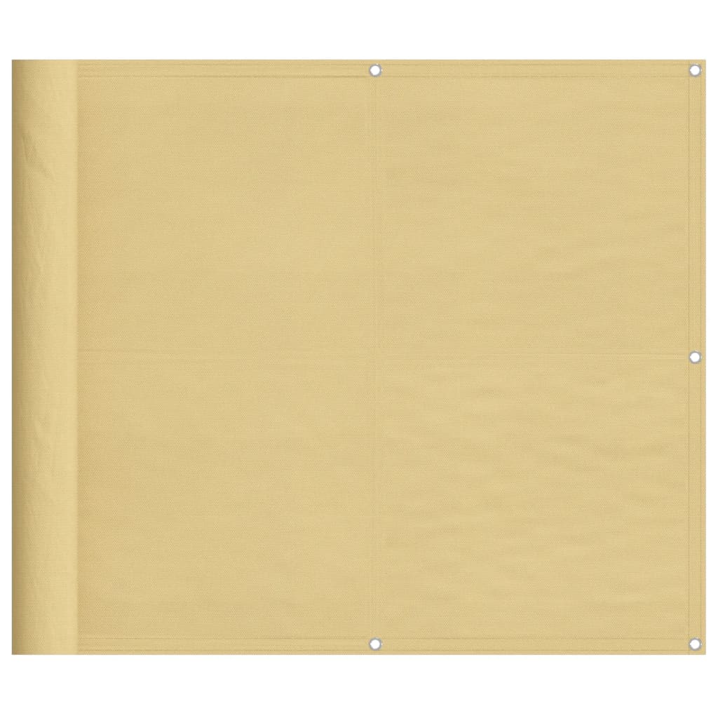Vidaxx Balkonschirm 90x600 cm 100 % Oxford-Polyester sandfarben
