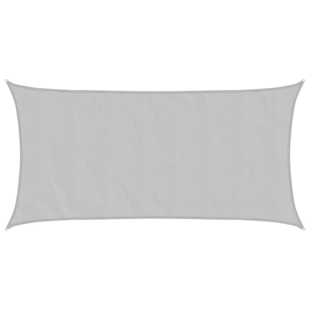 Vidaxl Sonnensegel 7x4 m 100 % Polyester Oxford hellgrau