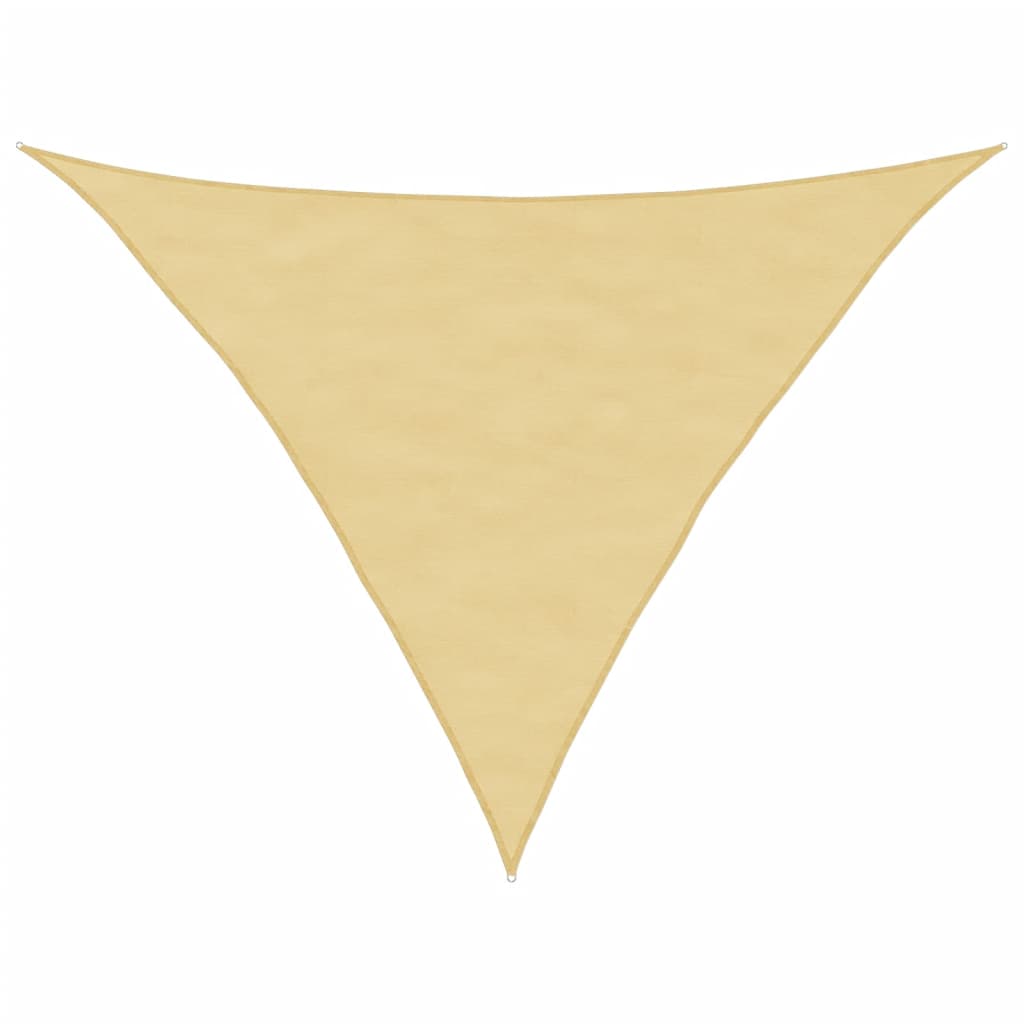 Vidaxx Sonnensegel 3,5x3,5x4,9 m 100 % Polyester Oxford sandfarben