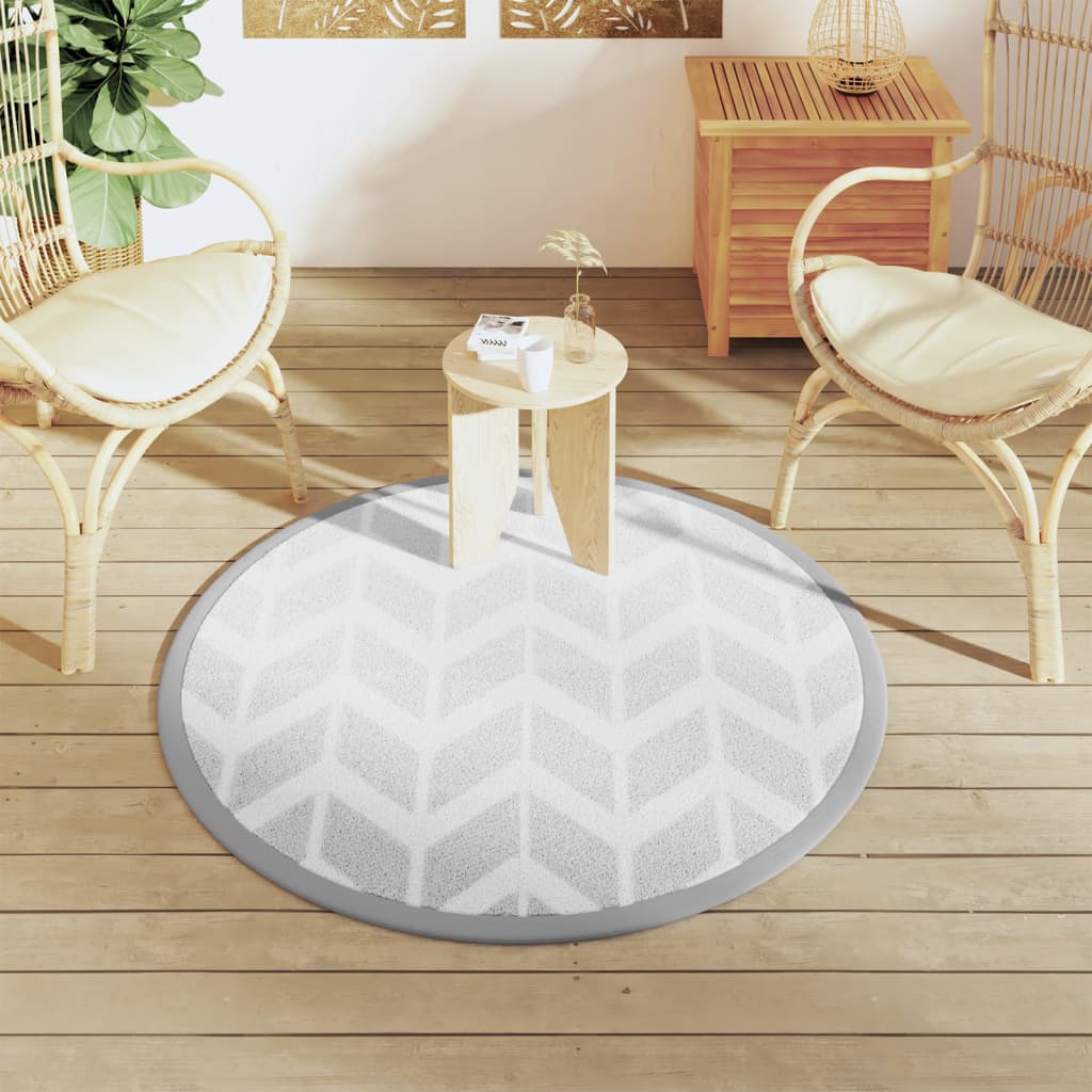 Vidaxx Outdoor-Teppich Arakil ø120 cm PP grau
