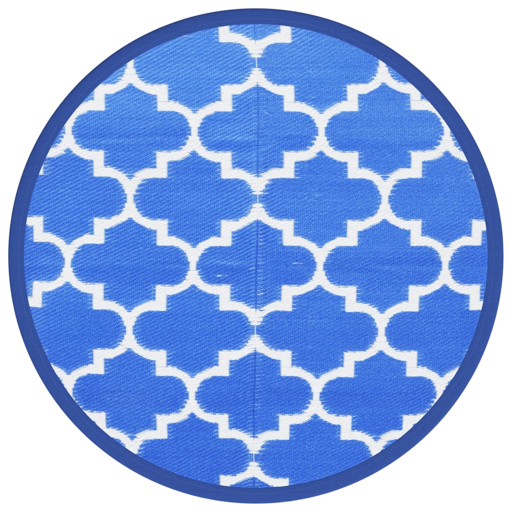 Vidaxx Outdoor-Teppich Arakil ø160 cm Polypropylen blau