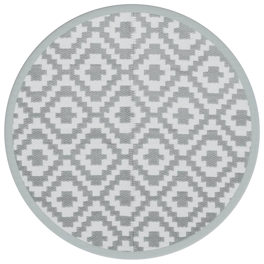 Vidaxx Outdoor-Teppich Arakil ø120 cm Polypropylen grau