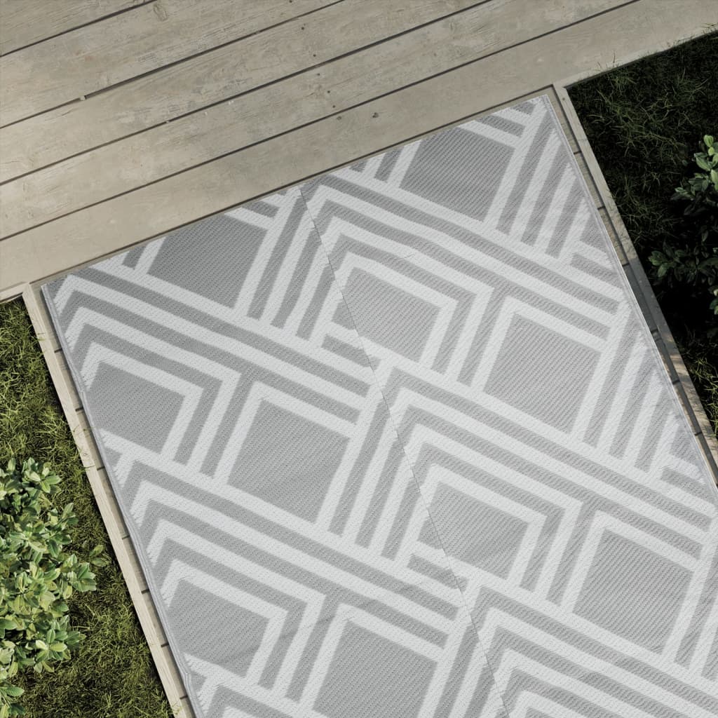 Vidaxx Outdoor-Teppich Arakil 120x180 cm PP grau
