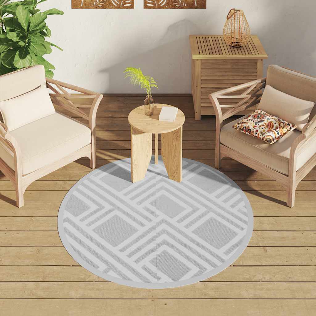 Vidaxx Outdoor-Teppich Arakil ø120 cm Polypropylen grau