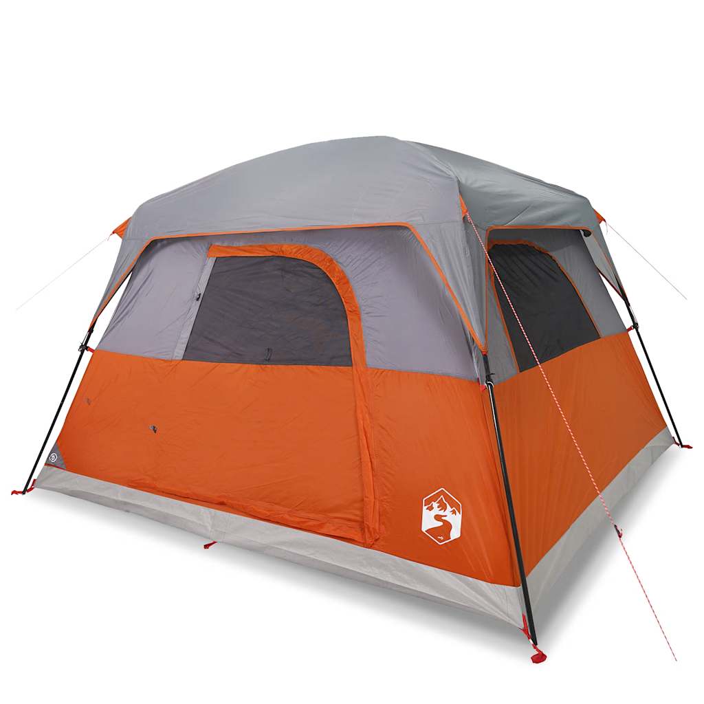 VidaXL Zelt 4-Personen wasserdicht orange