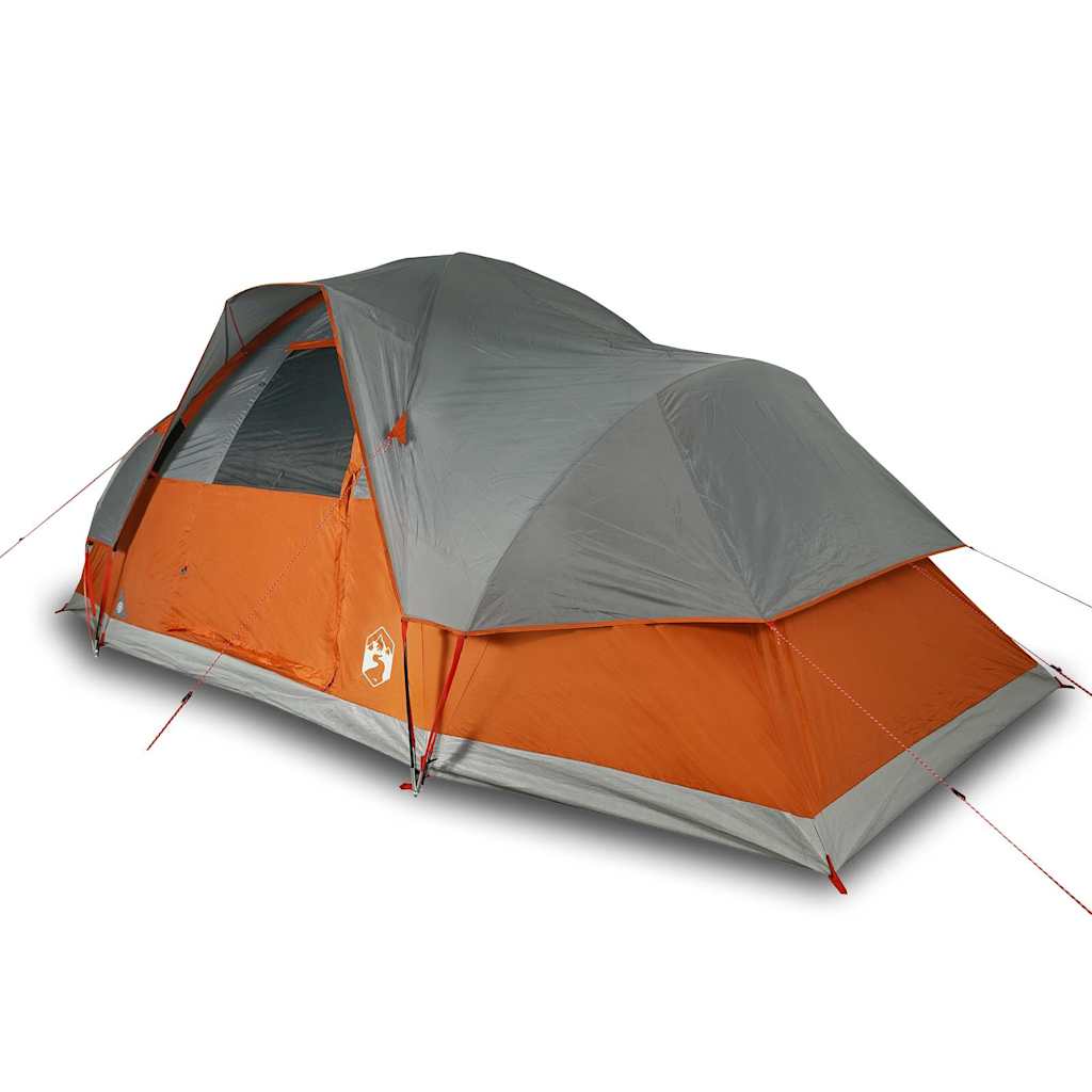 VidaXL Kuppelzelt 9-Personen wasserdicht orange