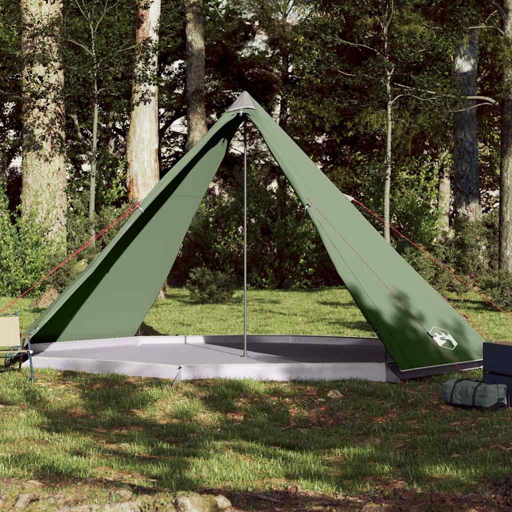 VidaXL Tipi-Zelt 8-Personen wasserdicht grün