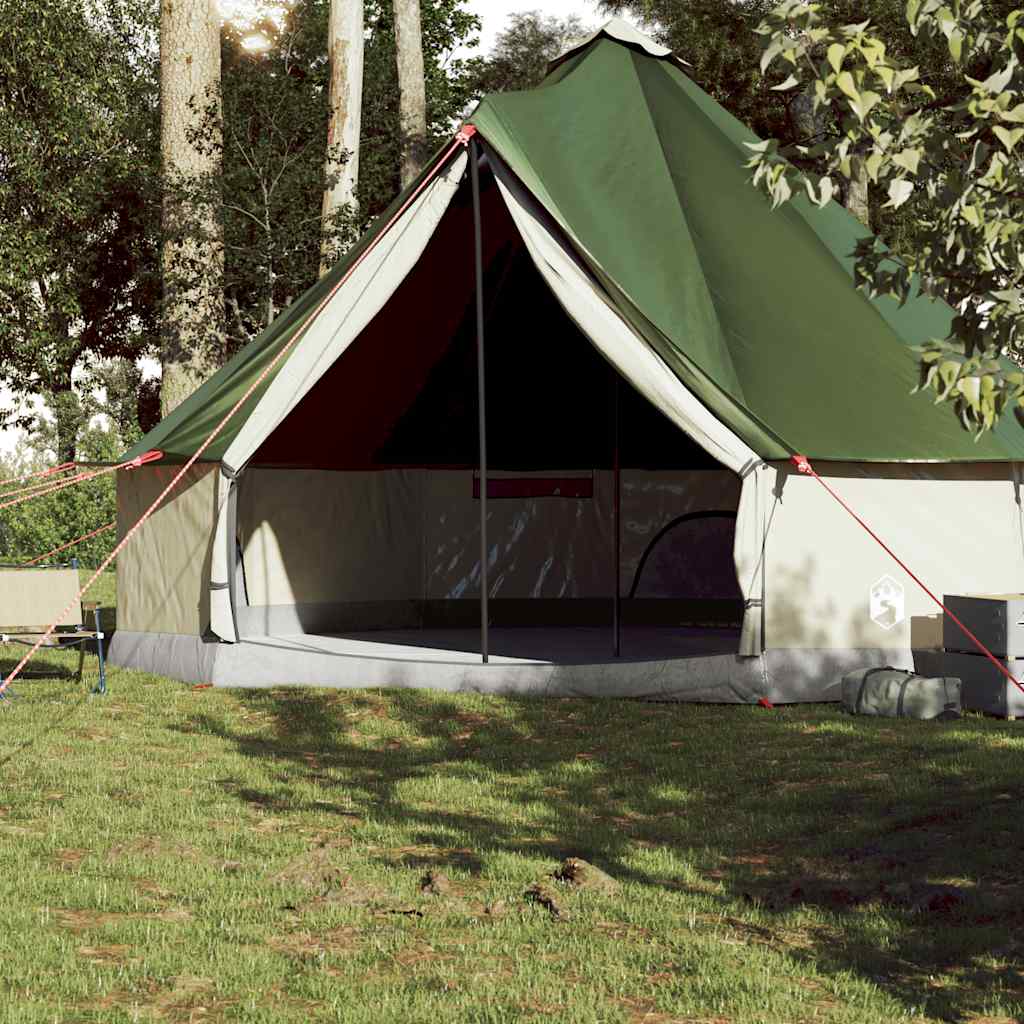 Vidaxl Tipi-Zelt 10-Personen wasserdicht grün