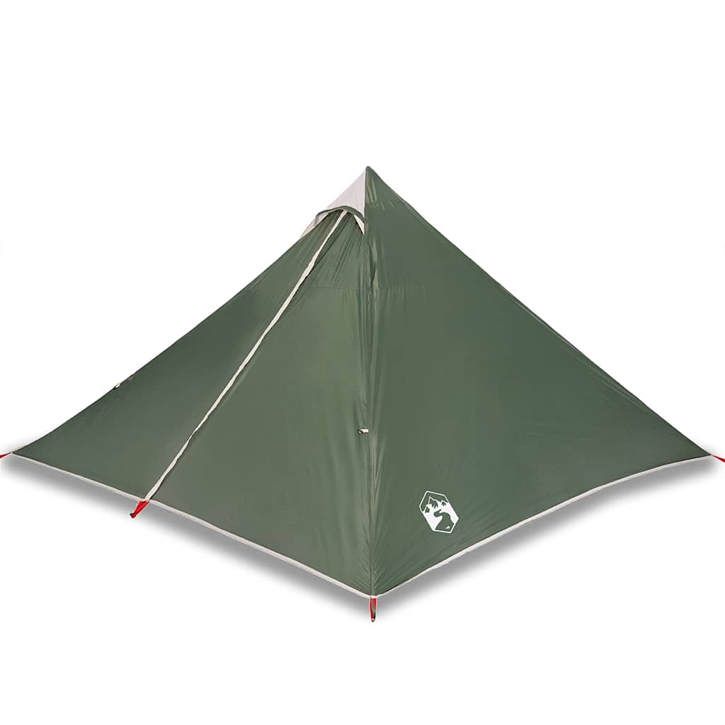 Vidaxl Tipi-Zelt für Familie 7 Personen wasserdicht grün