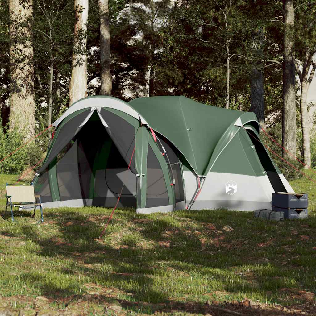 VidaXL Tipi-Zelt 8-Personen wasserdicht grün