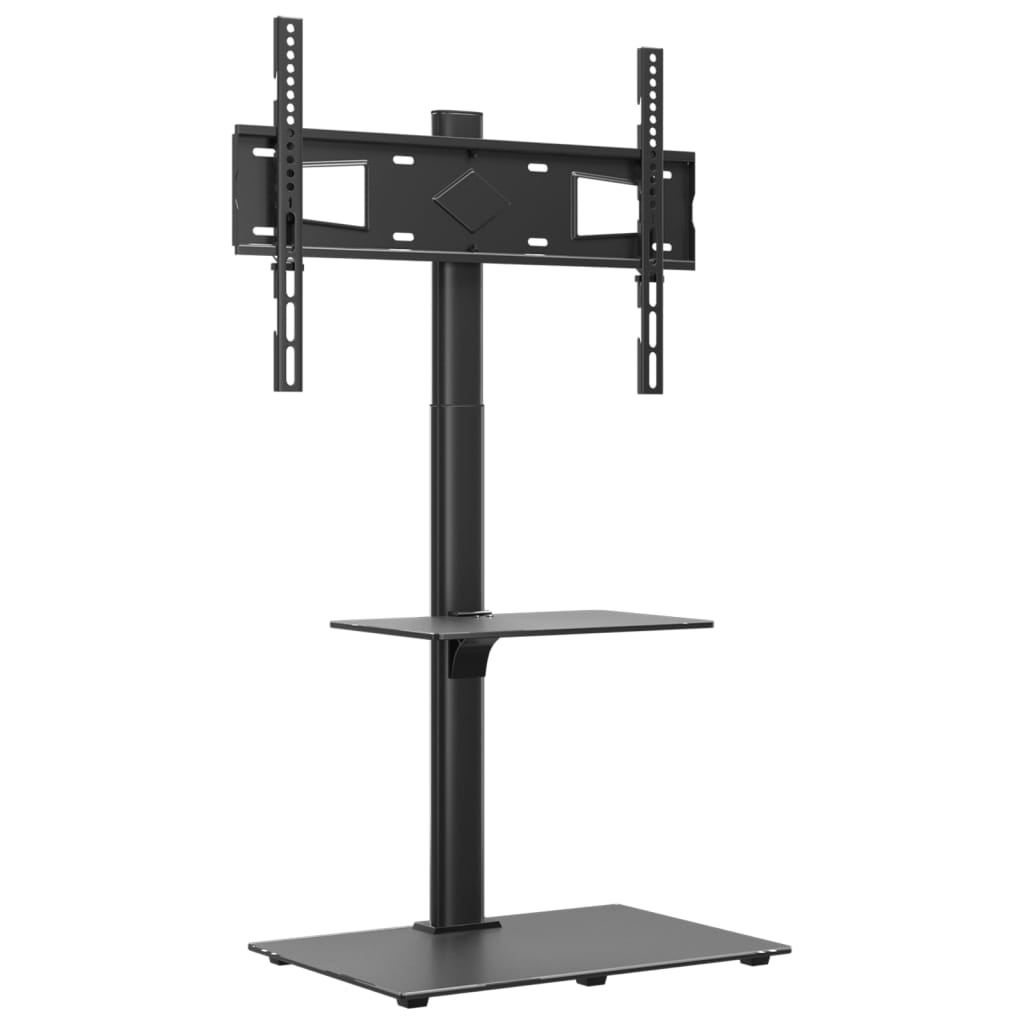 Vidaxxl TV-Ständer Eckmodell 2-lagig für 32-65 Zoll schwarz