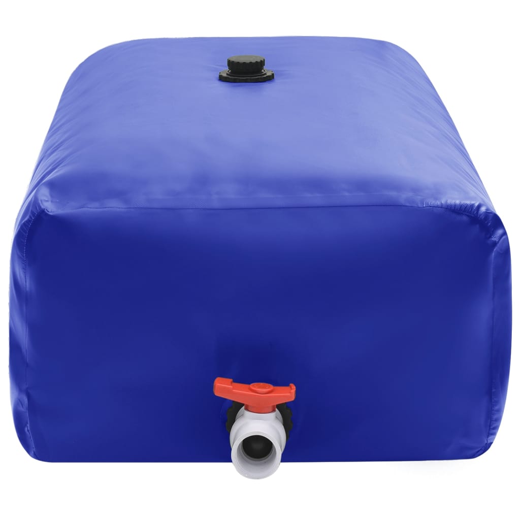 VidaXL Wassertank mit Wasserhahn faltbar 1000 l PVC
