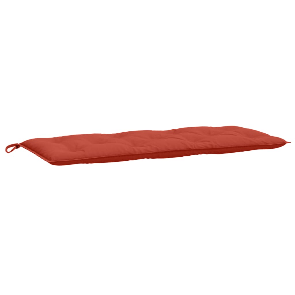 VidaXL Gartenbankauflage 120x50x7 cm Stoff rot gemischt