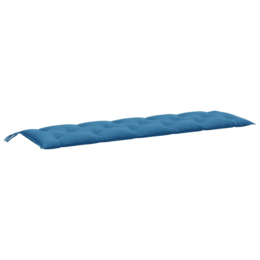 VidaXL Gartenbankauflage 180x50x7 cm Stoff blau gemischt