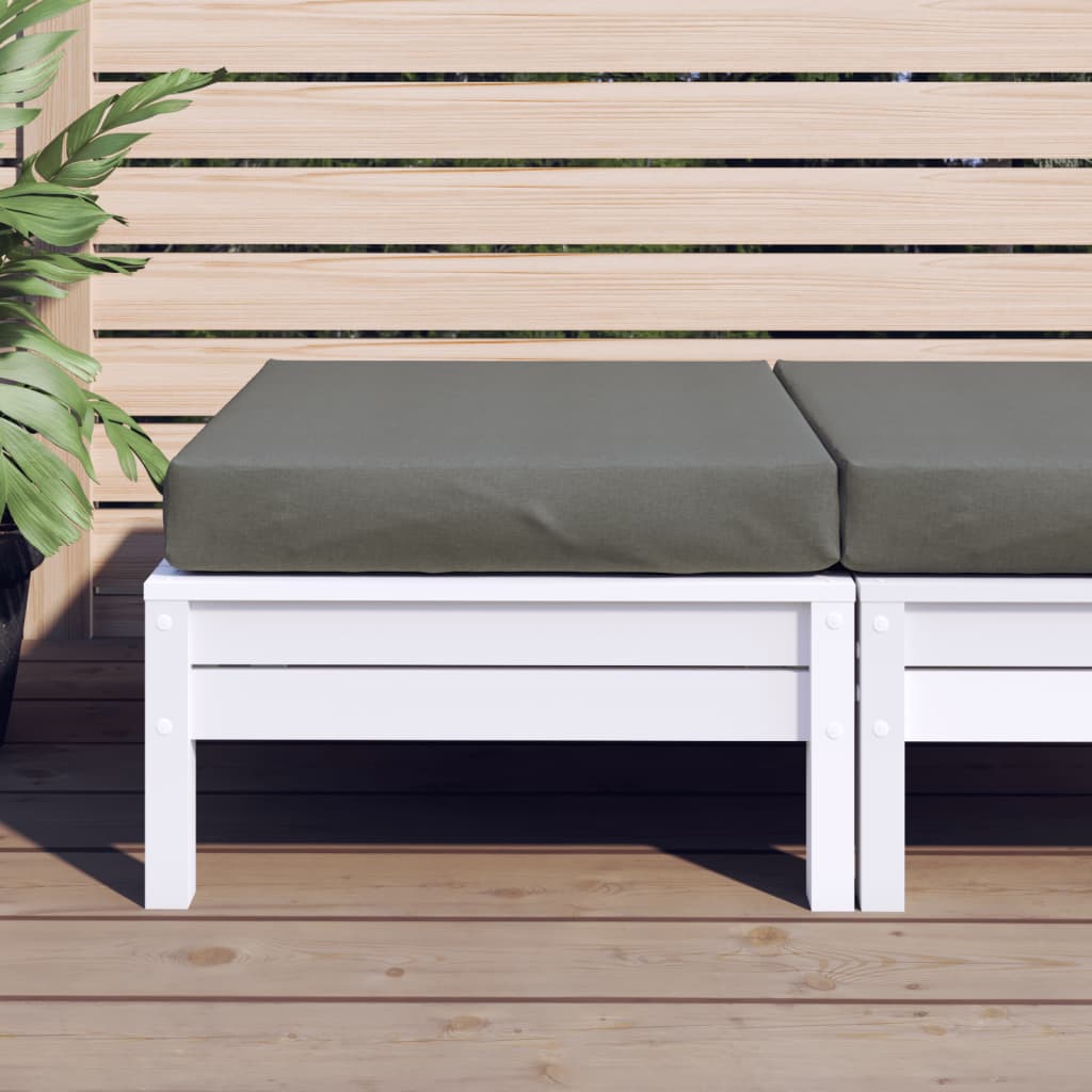 Vidaxx Palettenkissen 60x60x10 cm Stoff dunkelgrau gemischt
