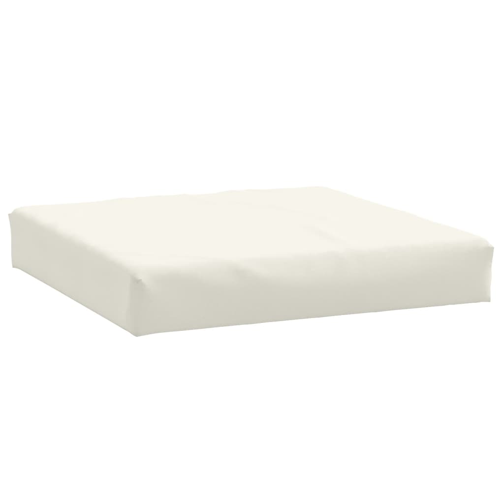 Vidaxx Palettenkissen 60x60x10 cm Stoff gemischt creme