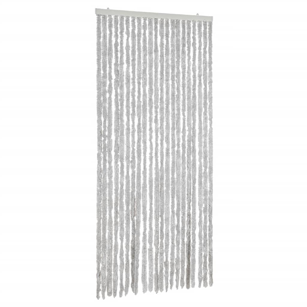 Vidaxx Fliegenvorhang 90x200 cm Chenille grau