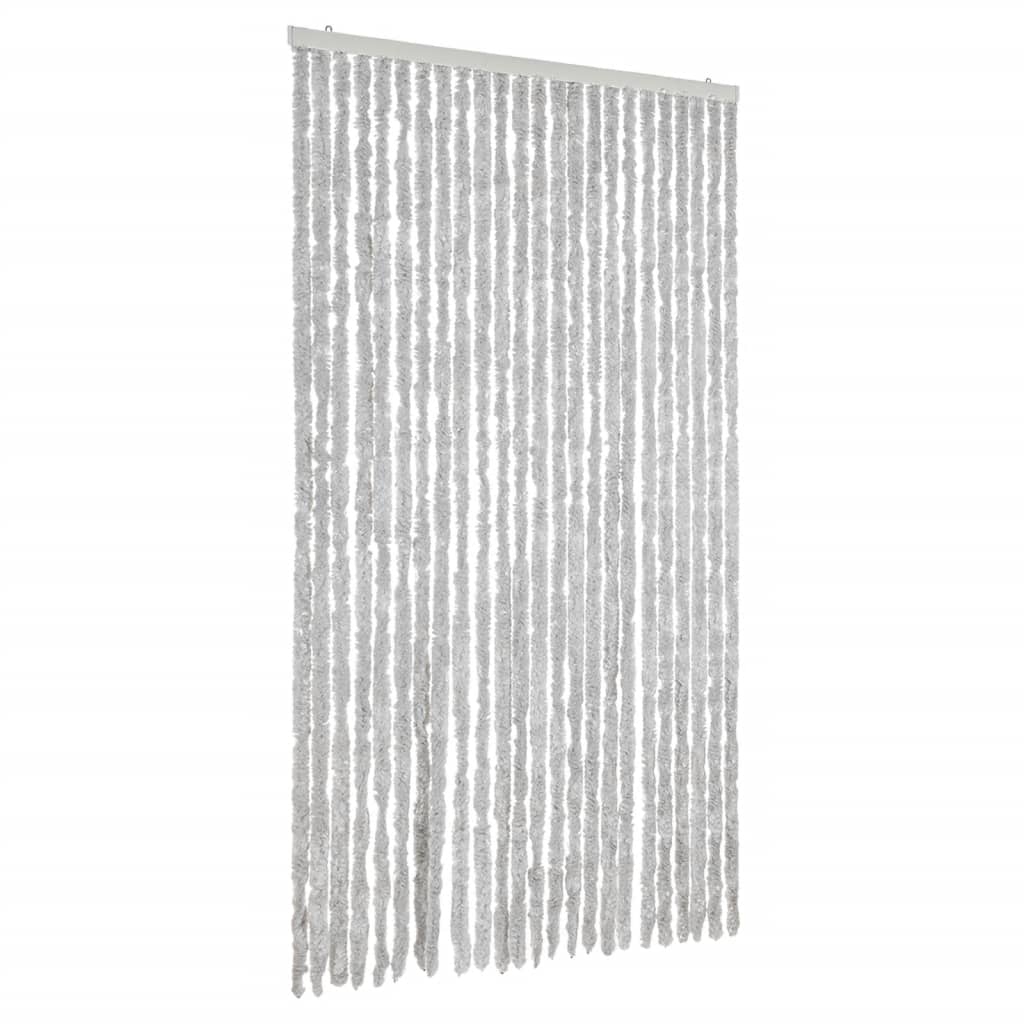 Vidaxx Fliegenvorhang 100x230 cm Chenille grau