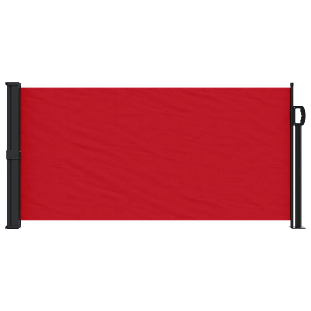 Vidaxx ausziehbarer Windschutz 100x300 cm rot