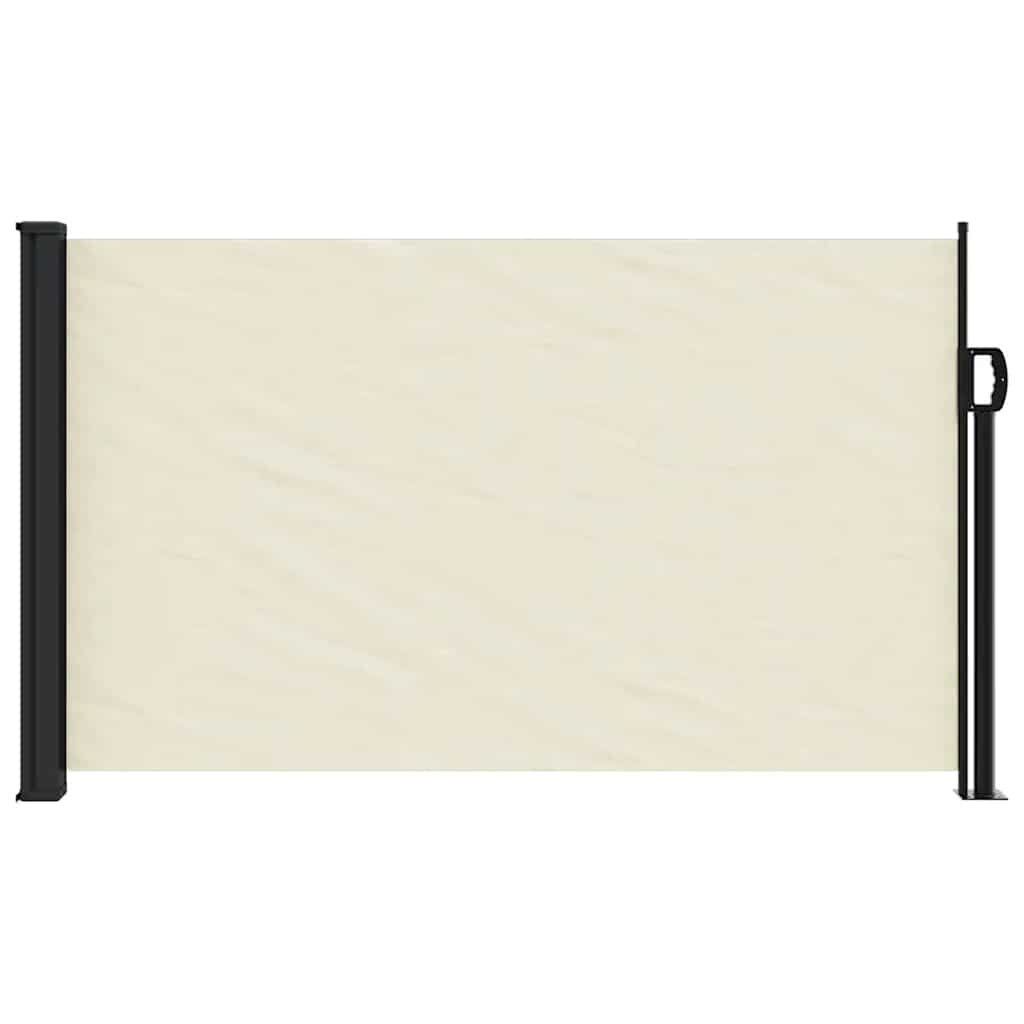 Vidaxx ausziehbarer Windschutz 117x300 cm cremefarben
