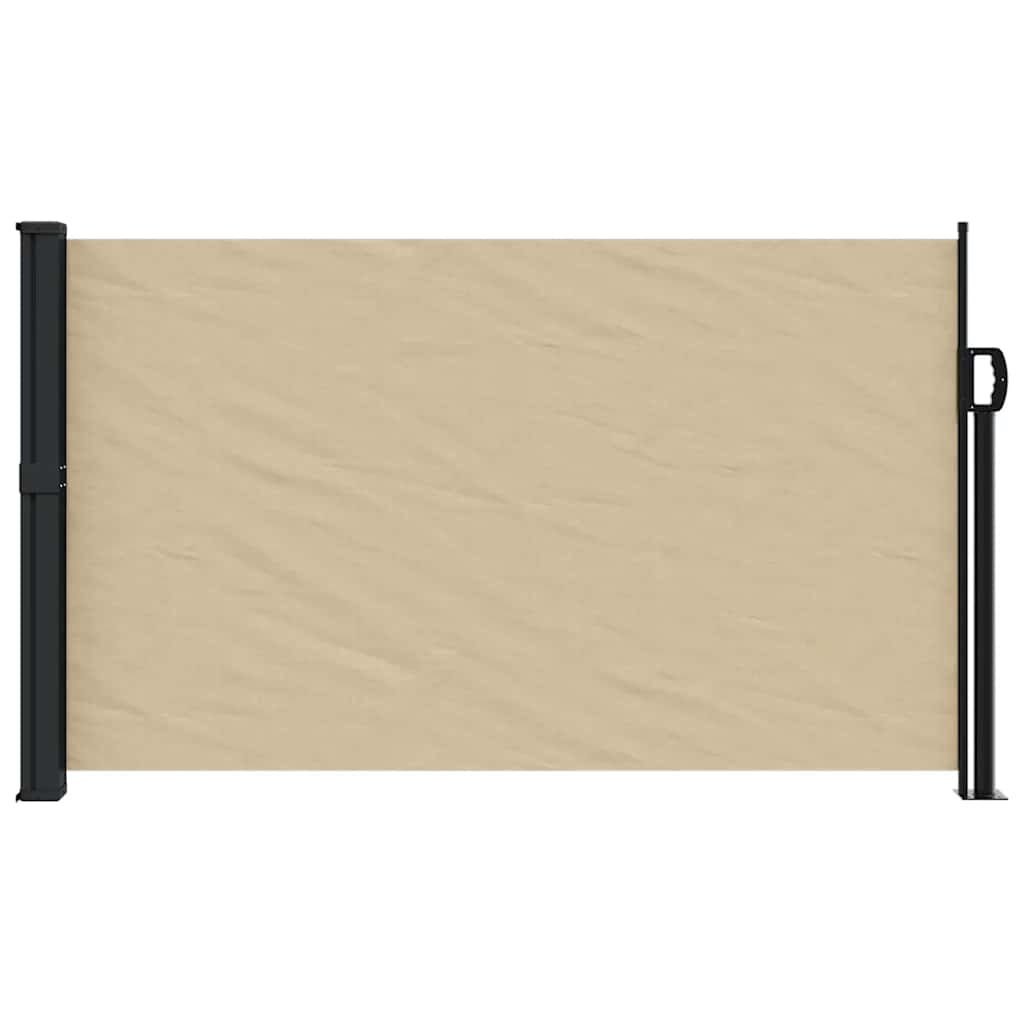 Vidaxx ausziehbarer Windschutz 117x300 cm beige