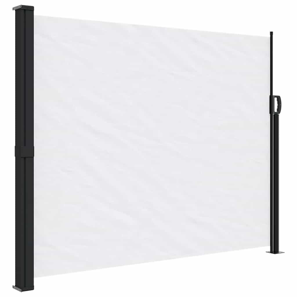 Vidaxx ausziehbarer Windschutz 170x300 cm weiß